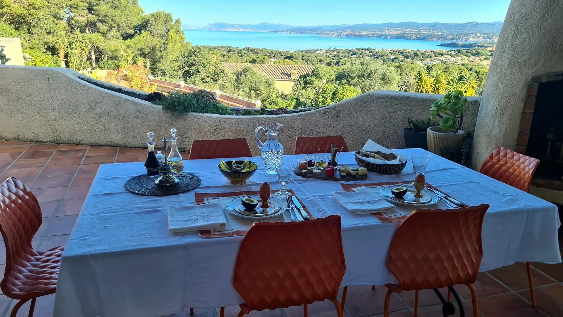 Villa M, Chambres D'Hotes, Vue Mer, Sauna, Piscine A Six-Fours Six-Fours-les-Plages Frankrijk